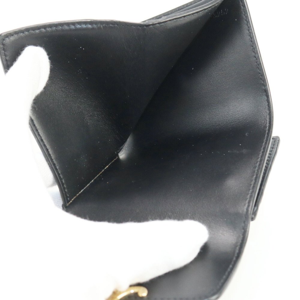 CELINE Celine with coin purse Triomphe 10I65 3DPV 38NO tri-fold wallet calf l... - Picture 4 of 10